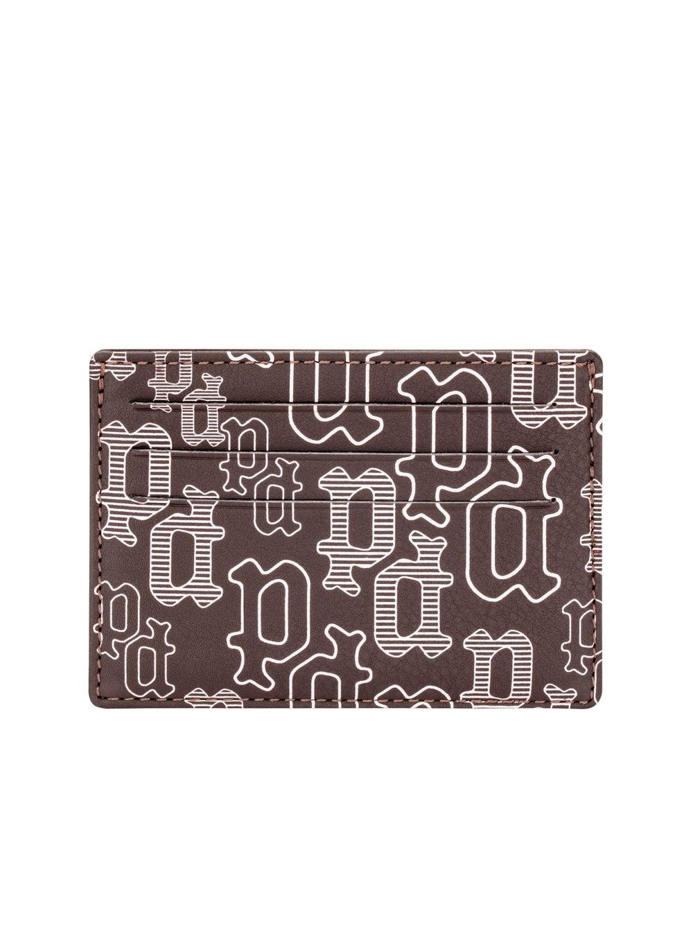 POLICE Vogue PELGW2000805: Elegant Brown Leather Cardholder - Image 1