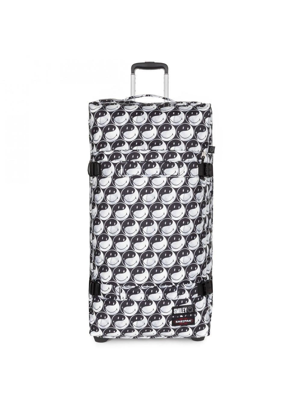 EASTPAK Transit R L - Smiley Yy Black Large Soft Luggage - Image 1