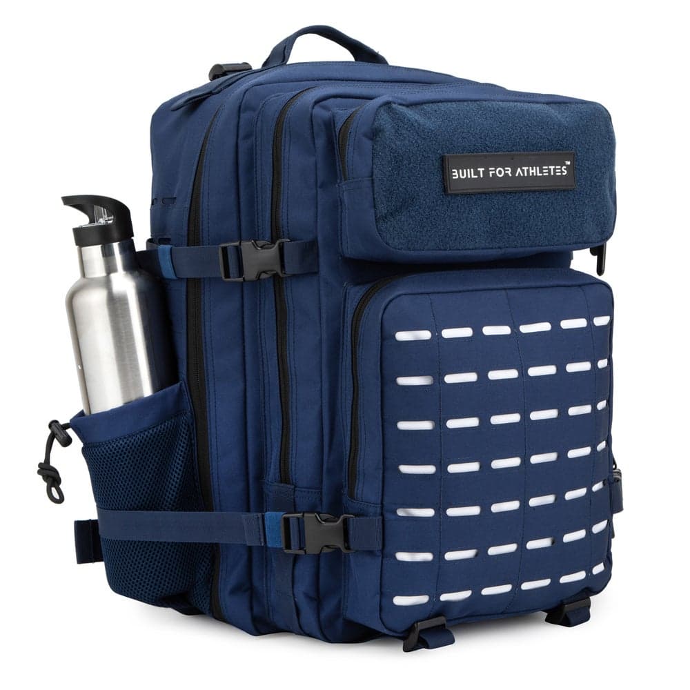 Built for Athletes Navy White Large 45L Gym Backpack - Image 1