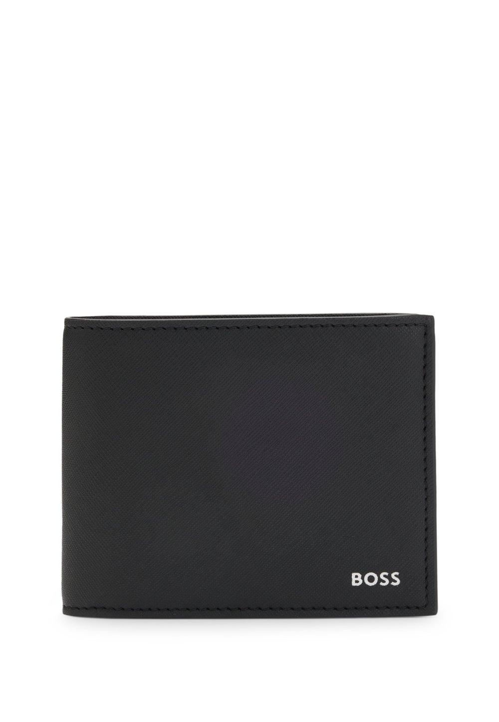 BOSS Men's Silver-Foil Logo Wallet – Sleek Storage - Image 1