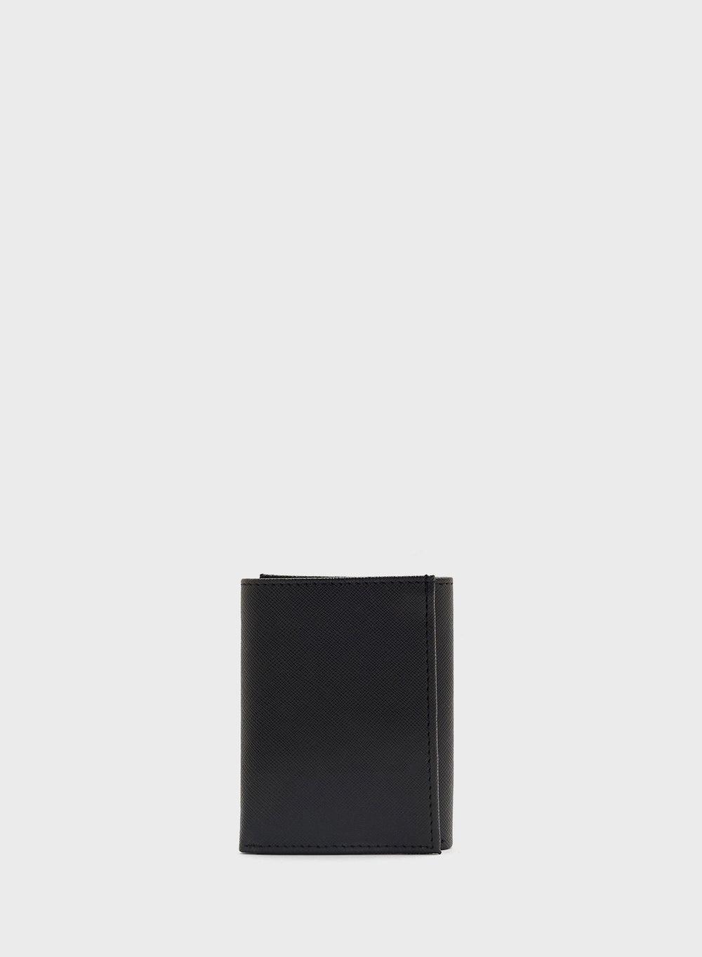 Robert Wood Safiano Two-Tone Tri-Fold Men’s Wallet - Image 1