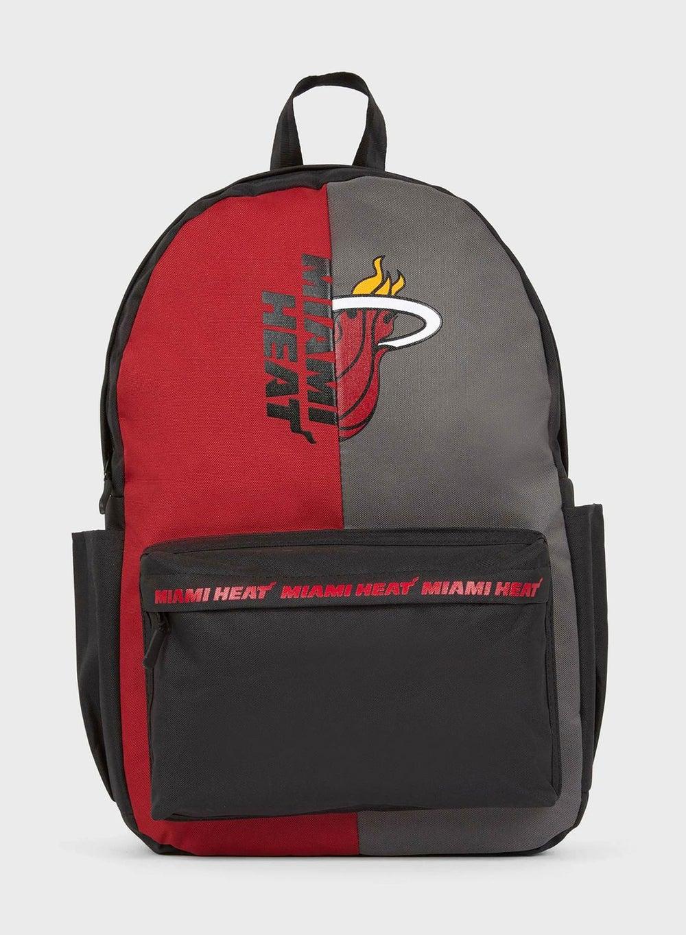 DeFacto NBA Miami Heat Men's Pro Backpack - School and Sports - Image 1
