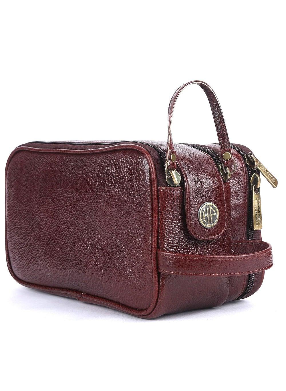 HAMMONDS FLYCATCHER Premium Leather Toiletry Kit K3M8 for Men - Image 1
