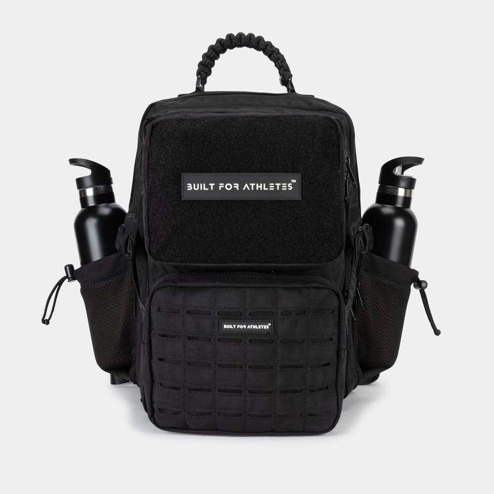 Compact Black Pro Gym Backpack 25L – Built for Athletes - Image 1