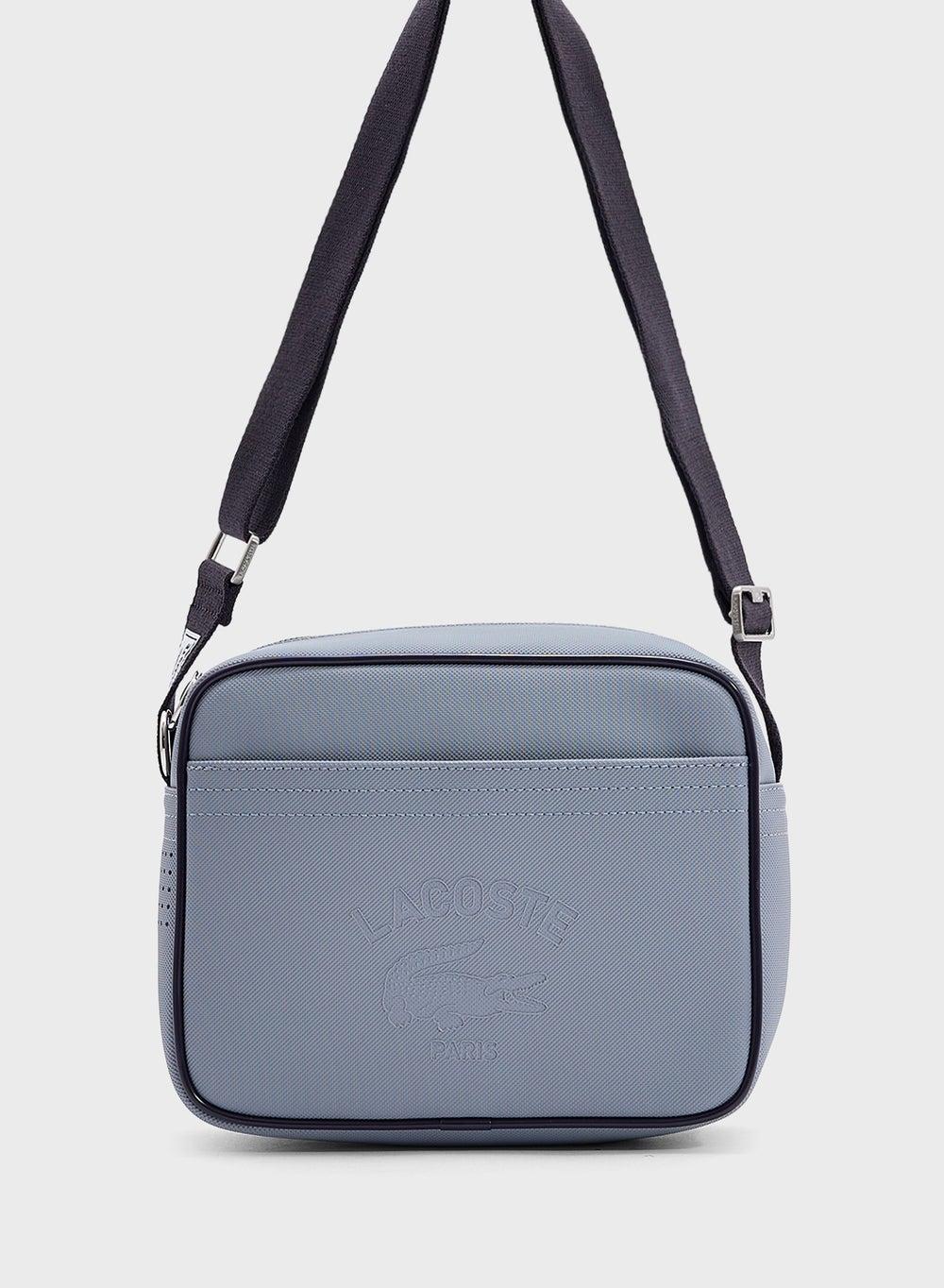 LACOSTE Logo Zip Over Crossbody - Sophisticated Carry for Men - Image 1