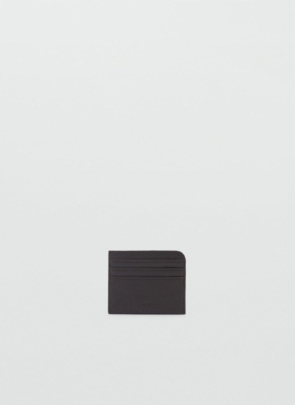Mango Man Pebbled Leather Cardholder - Sleek Storage - Image 1