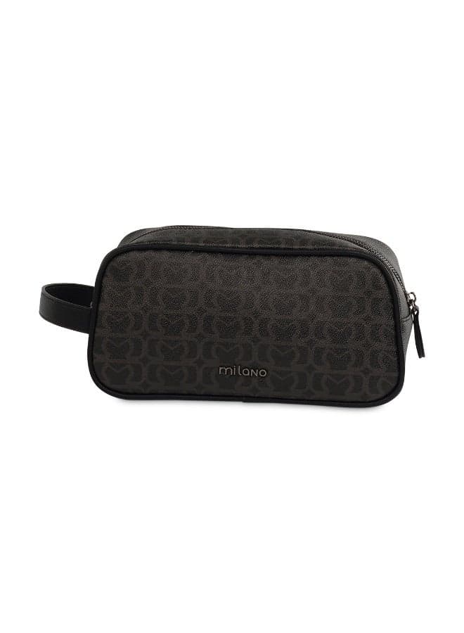 Milano AAHAN Men's Washbag: Monogram Elegance - Image 1