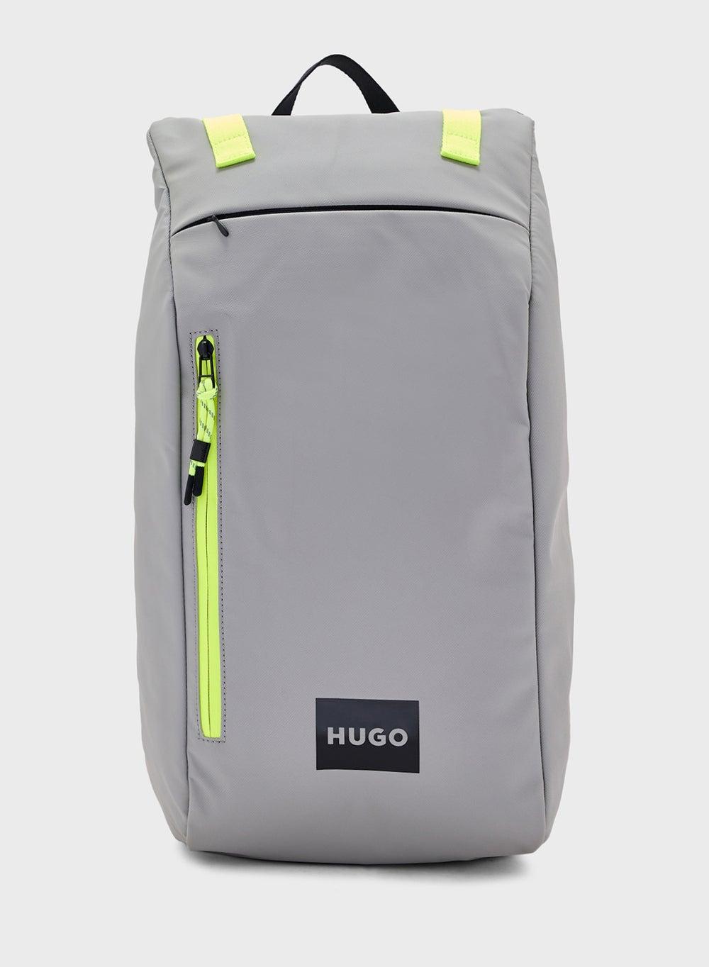 HUGO Men's Logo Backpack: Style Meets Functionality - Image 1