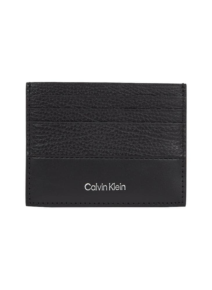 CALVIN KLEIN Premium Leather Cardholder - Compact Elegance - Image 1