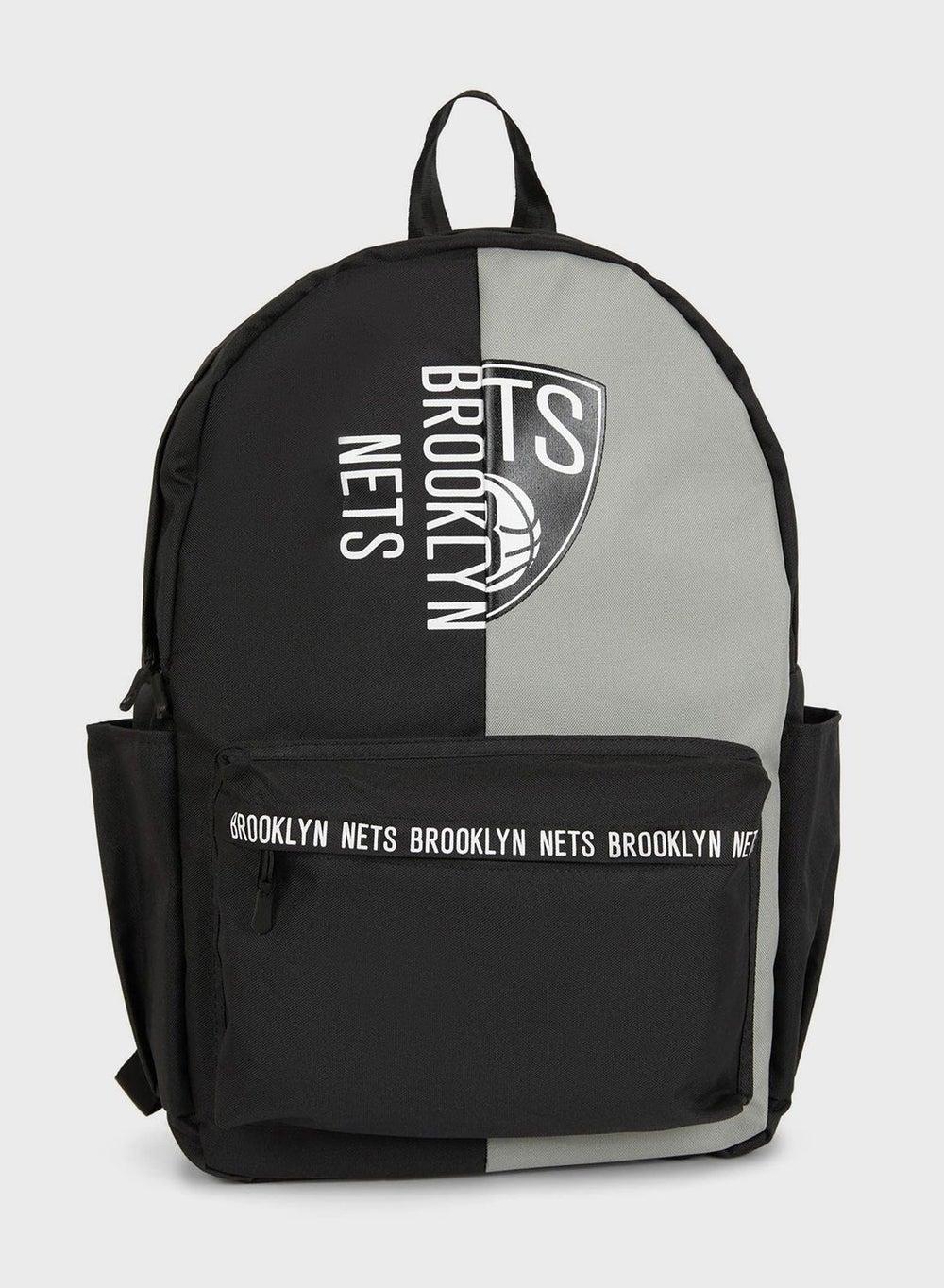 DeFacto NBA Brooklyn Nets Stylish Men's Backpack - Image 1