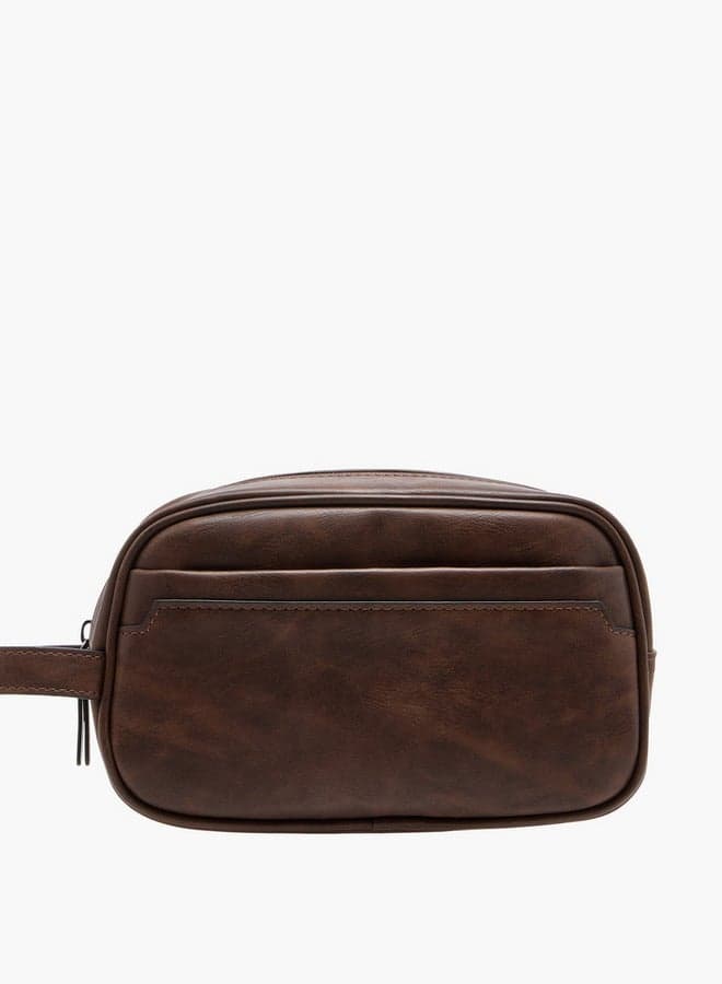 LBL by Shoexpress Textured Men's Pouch with Side Handle - Image 1