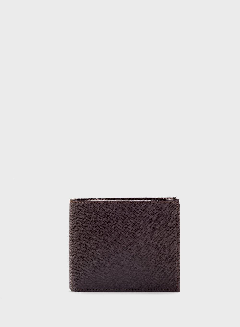 Robert Wood Safiano Two-Tone Bi-Fold Men's Wallet - Image 1