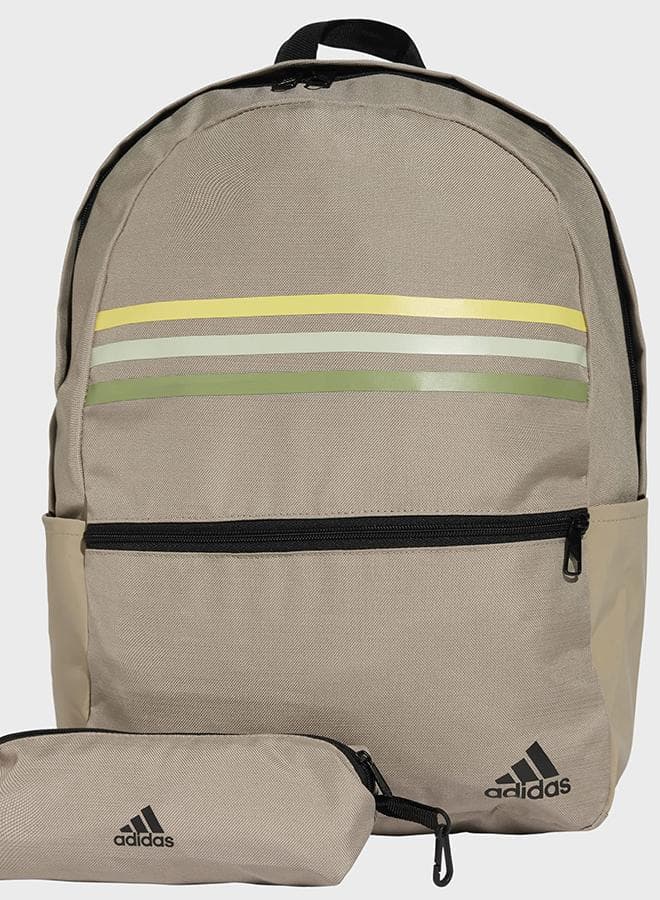 Adidas Classic 3-Stripes Backpack: Eco-Friendly Style - Image 1