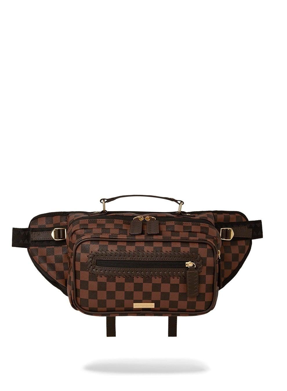 SPRAYGROUND Core Embossed Check Cargo Cross-Body - Elegance on the Go - Image 1