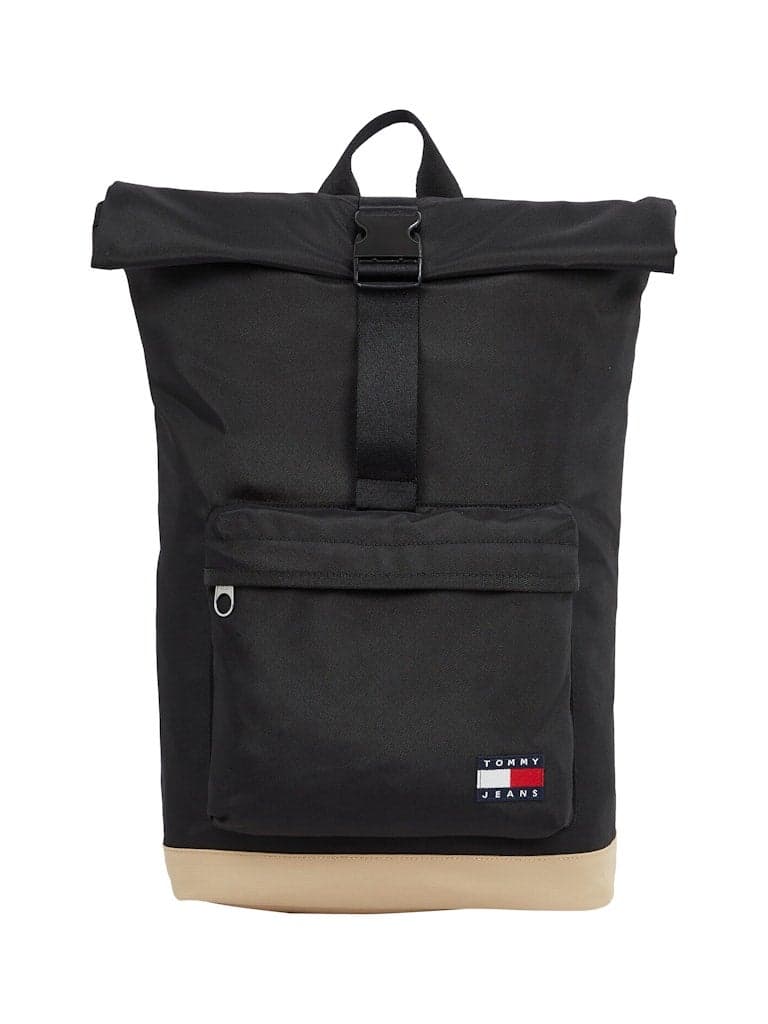 TOMMY JEANS Essential Daily Rolltop Backpack - Sleek Utility - Image 1