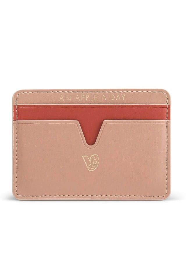 Veganologie Cider Multi-Slot Unisex Apple Leather Card Holder - Image 1