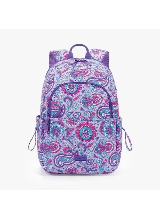 BAGSMART Passiflora Paisley Wanderland 15.6" Campus Backpack - Image 1