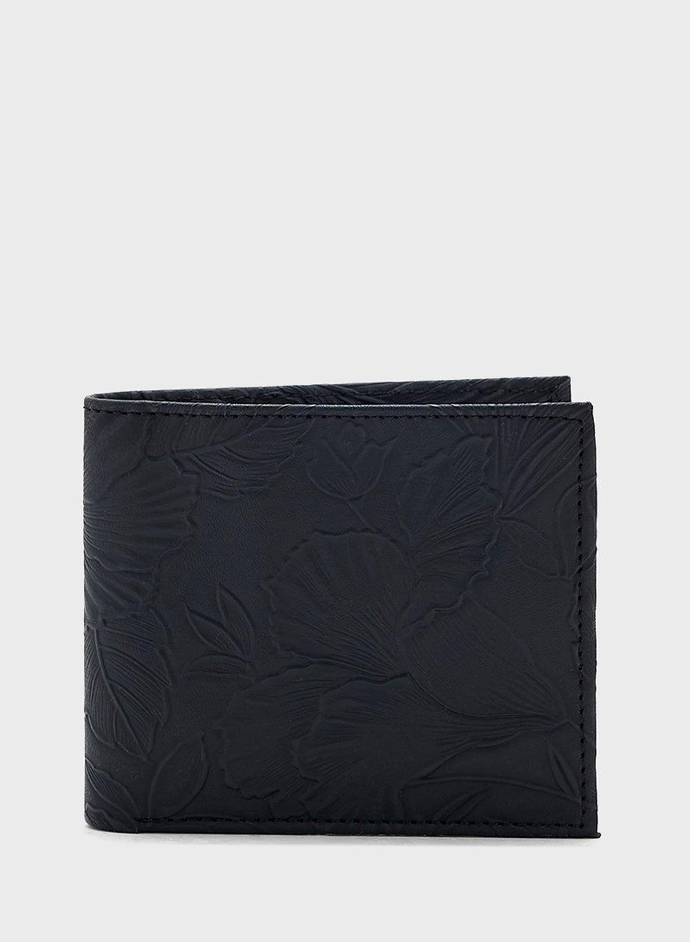 Robert Wood Textured Leather Bi-Fold Men's Wallet - Image 1