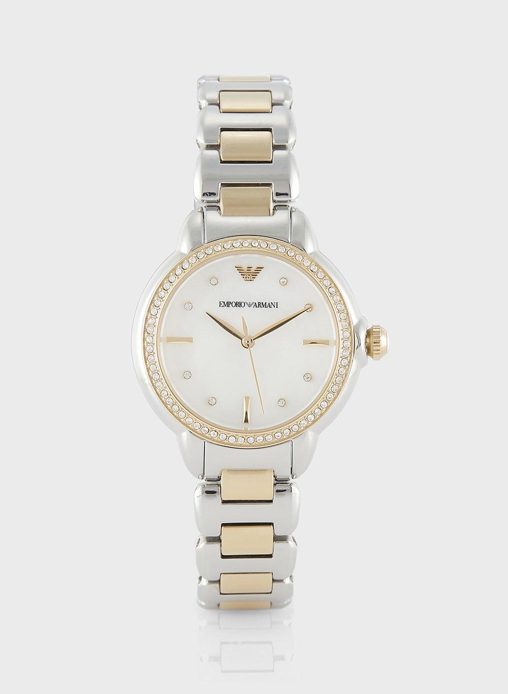 EMPORIO ARMANI AR Women's Elegant Two-Tone Watch - Image 1