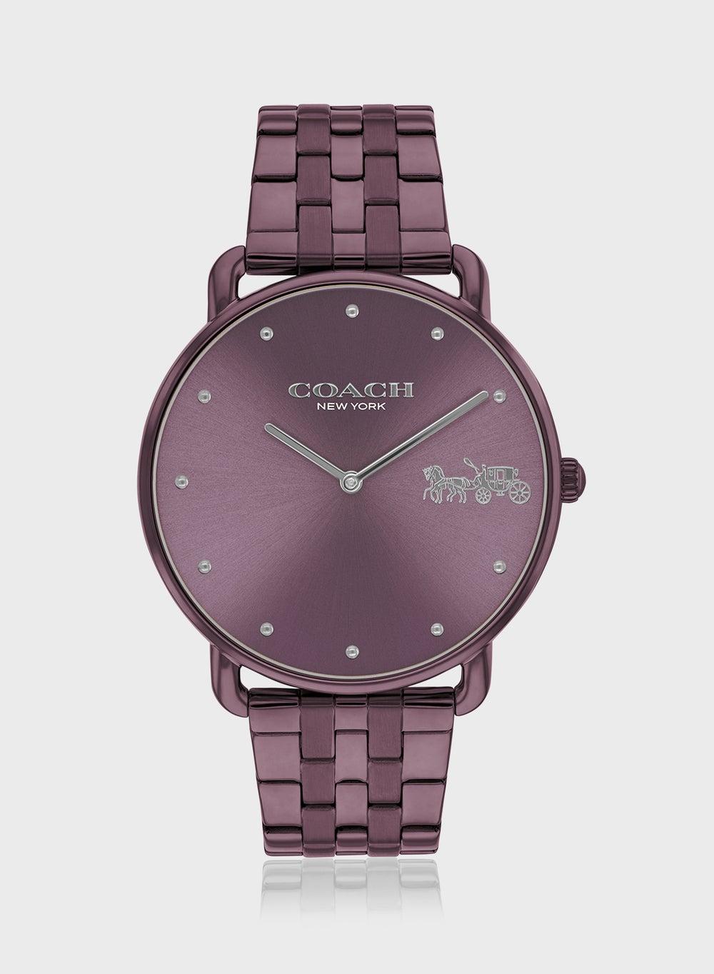 COACH ELLIOT Women's Purple Ionic Timepiece - Image 1