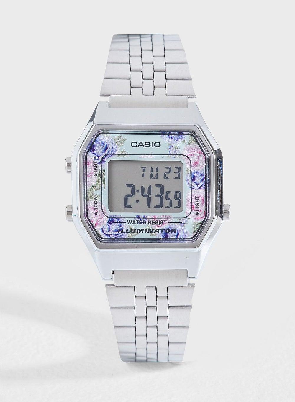 CASIO LA680WA-2CDF Elegant Octagon Women's Digital Watch - Image 1