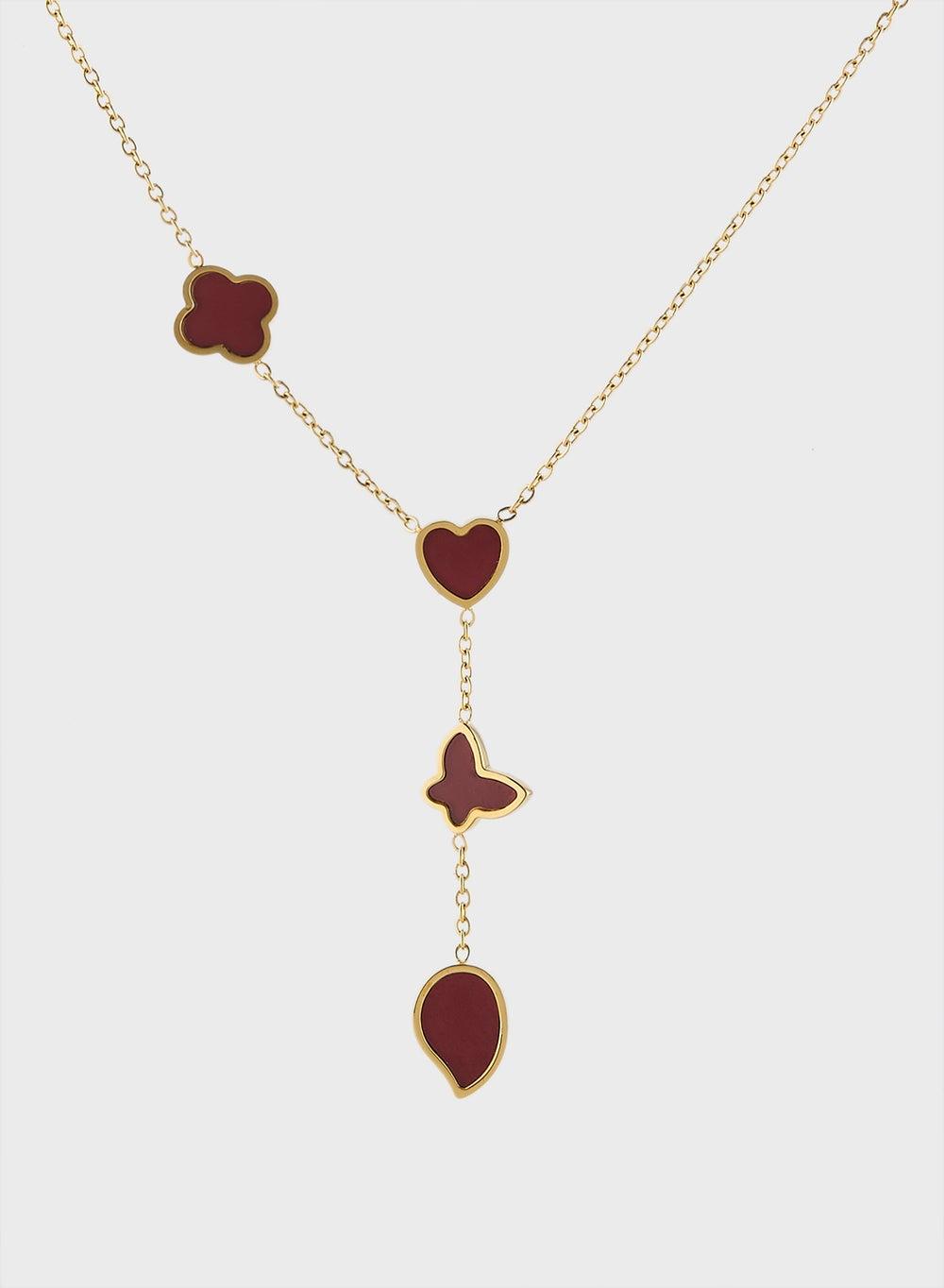 Staurtz Alba Heart Red Necklace - Elegance for Women - Image 1