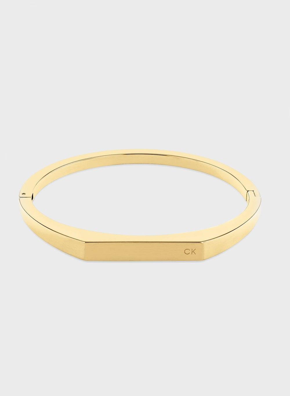 CALVIN KLEIN Faceted Bar Bangle - Elegant Fashion Accessory - Image 1
