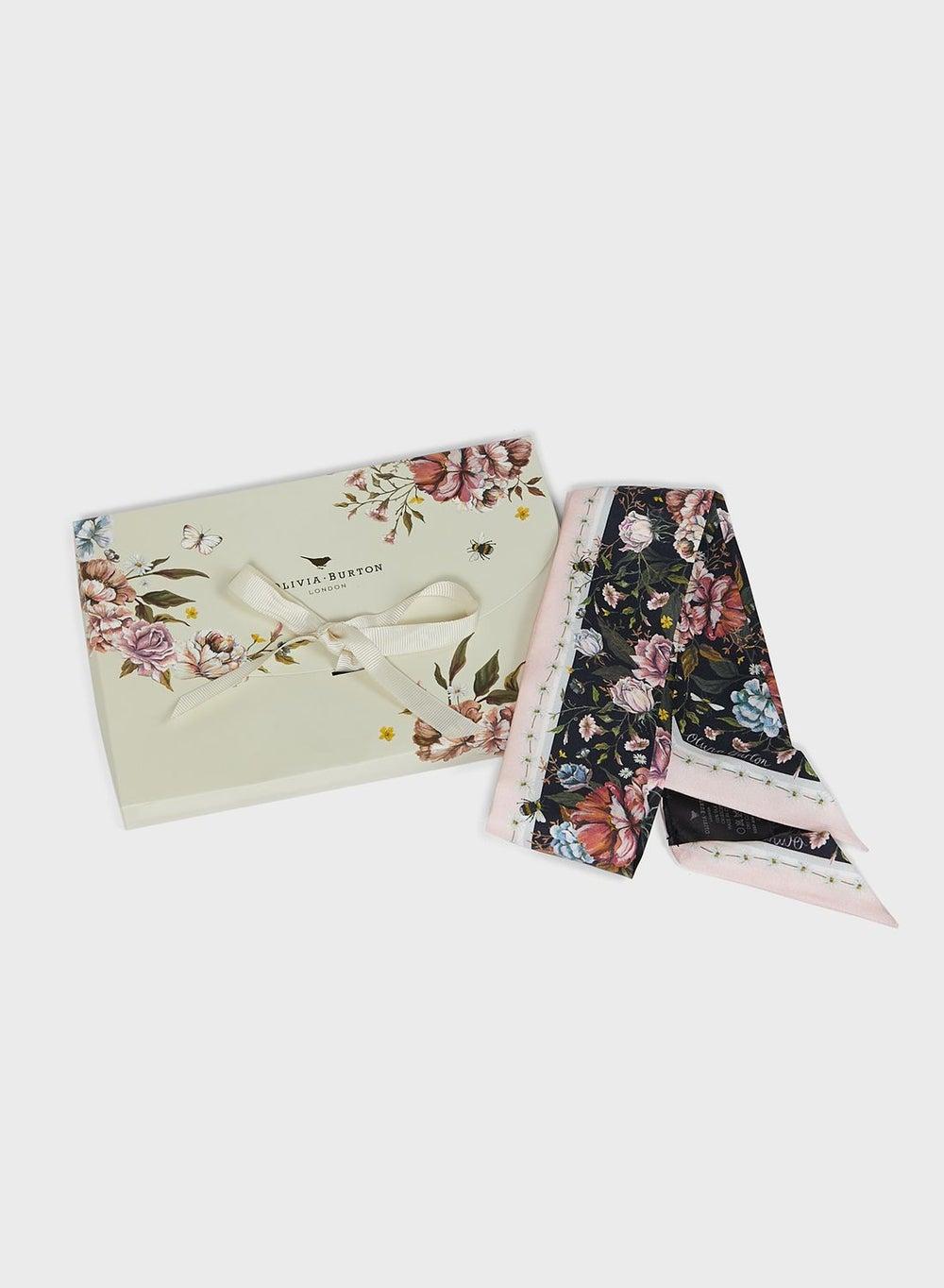 OLIVIA BURTON Floral Elegance Silk Scarf for Women - Image 1