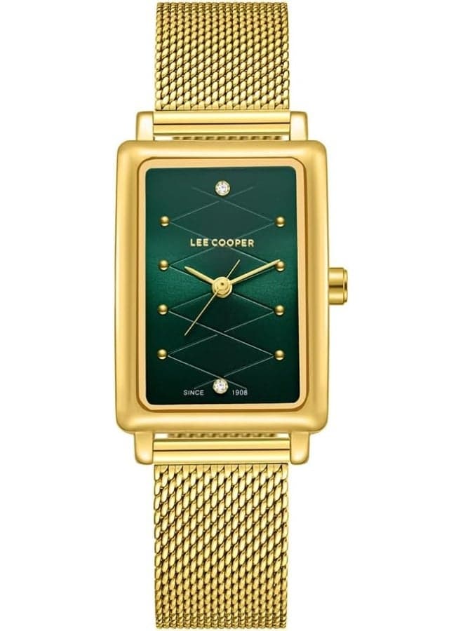 Lee Cooper Elegant Mesh Gold Watch LC08076.170 for Women - Image 1