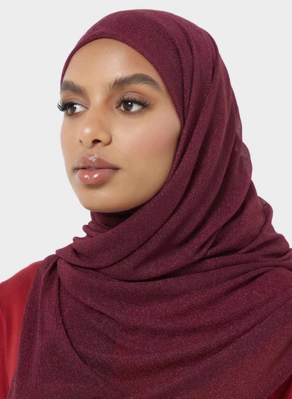 Khizana Elegance: Crinkled Long Hijab Scarf for Women - Image 1