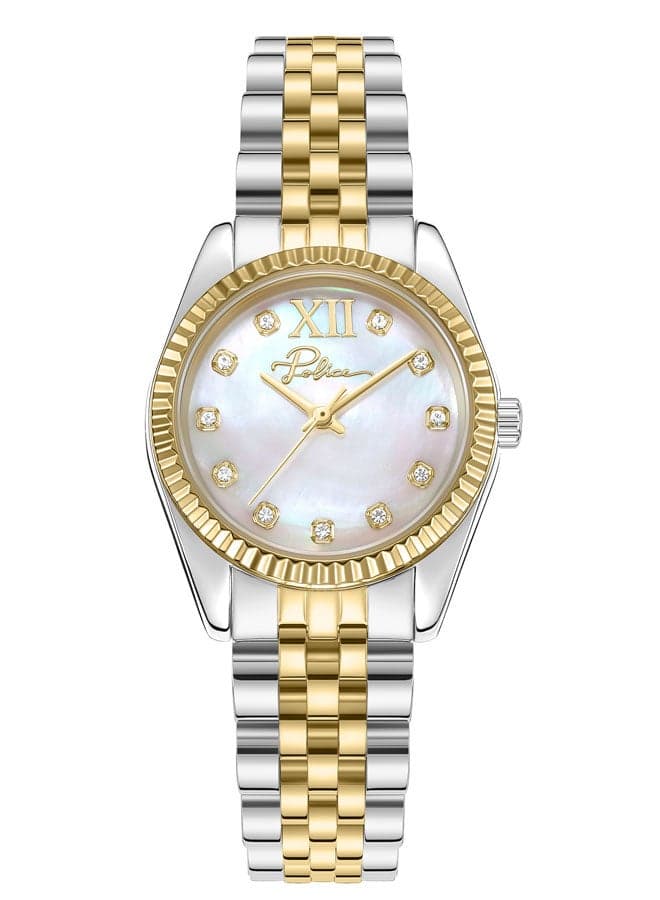 POLICE Flute 28mm Dual-Tone Watch for Women - Image 1