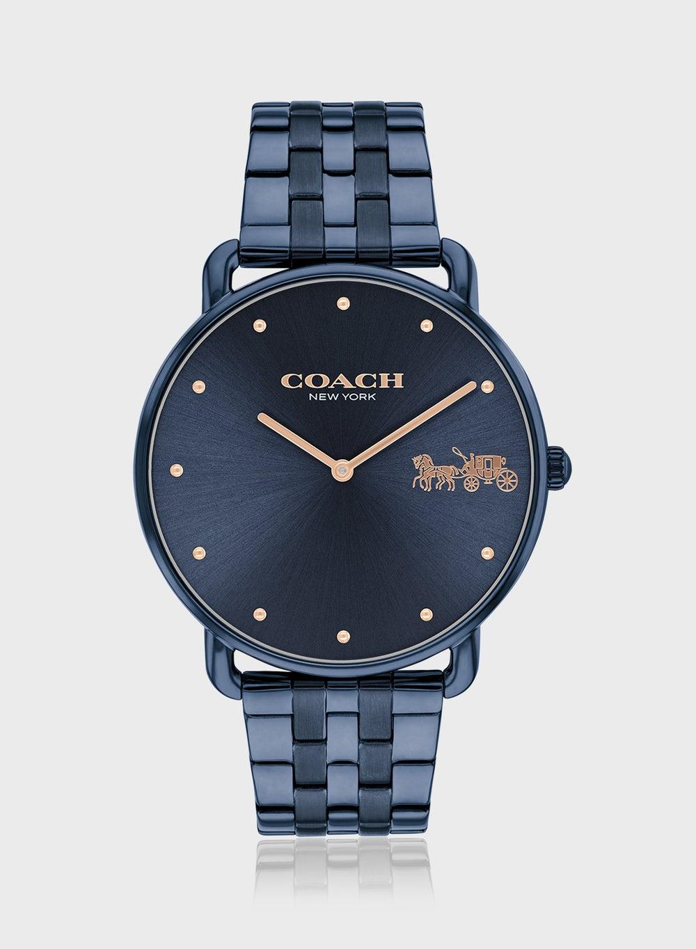 COACH ELLIOT Women's Elegant Blue Timepiece - Image 1