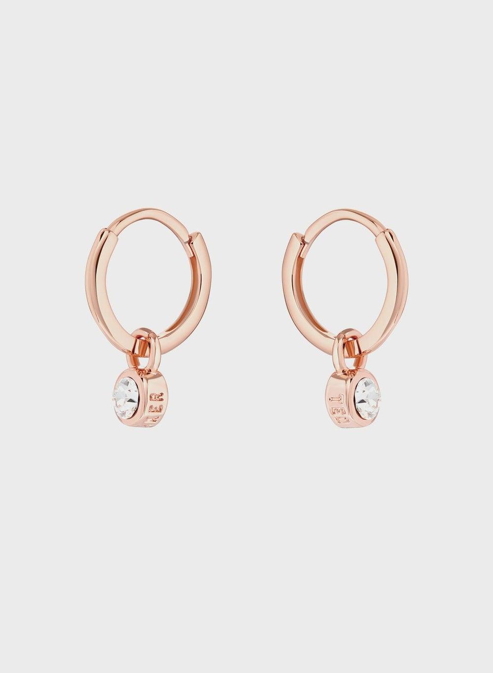 Ted Baker Sinalaa Crystal Huggie Earrings - Elegant Sparkle - Image 1