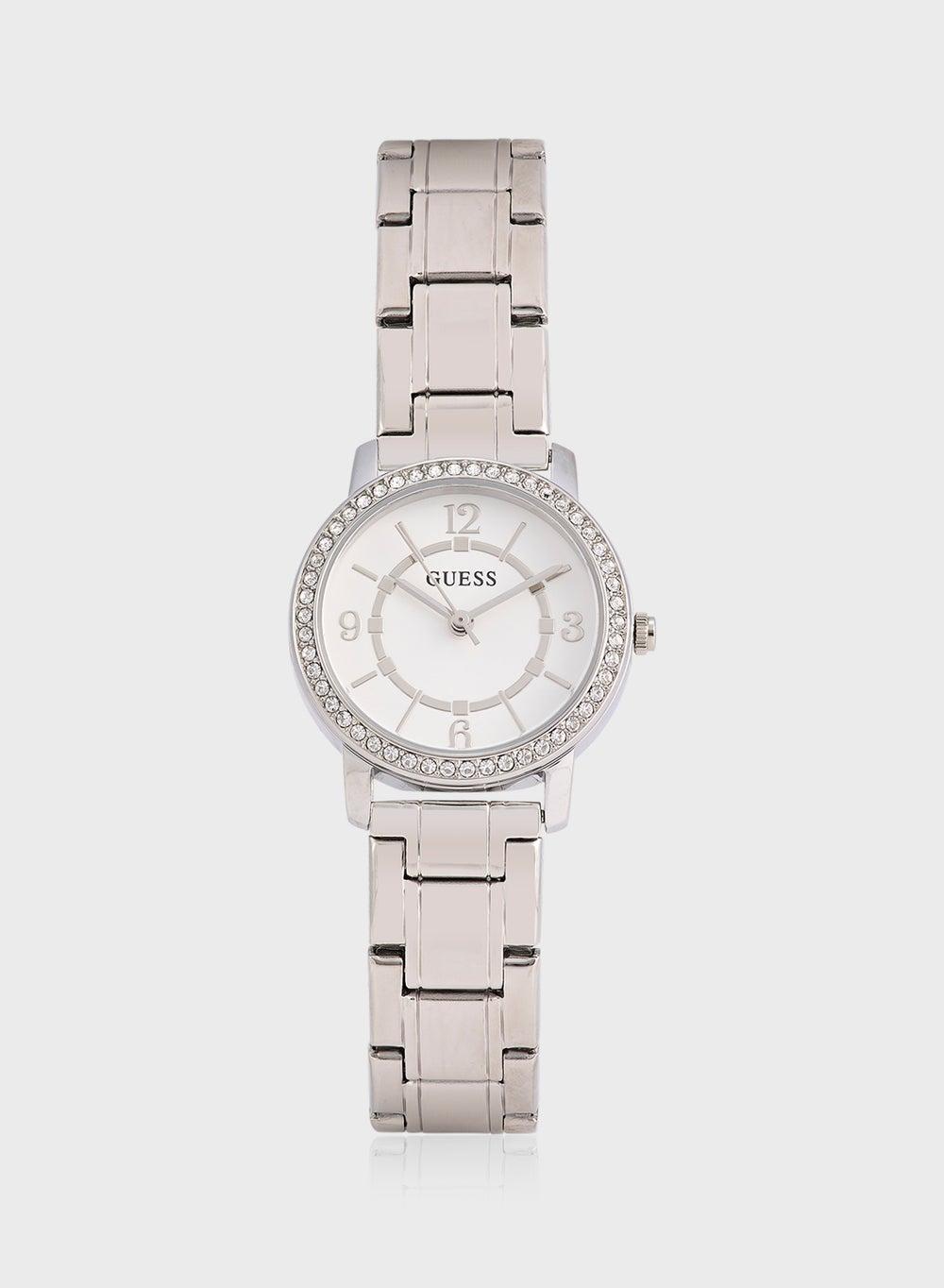 GUESS Melody Women's Steel Strap Glitz Analog Watch - Image 1