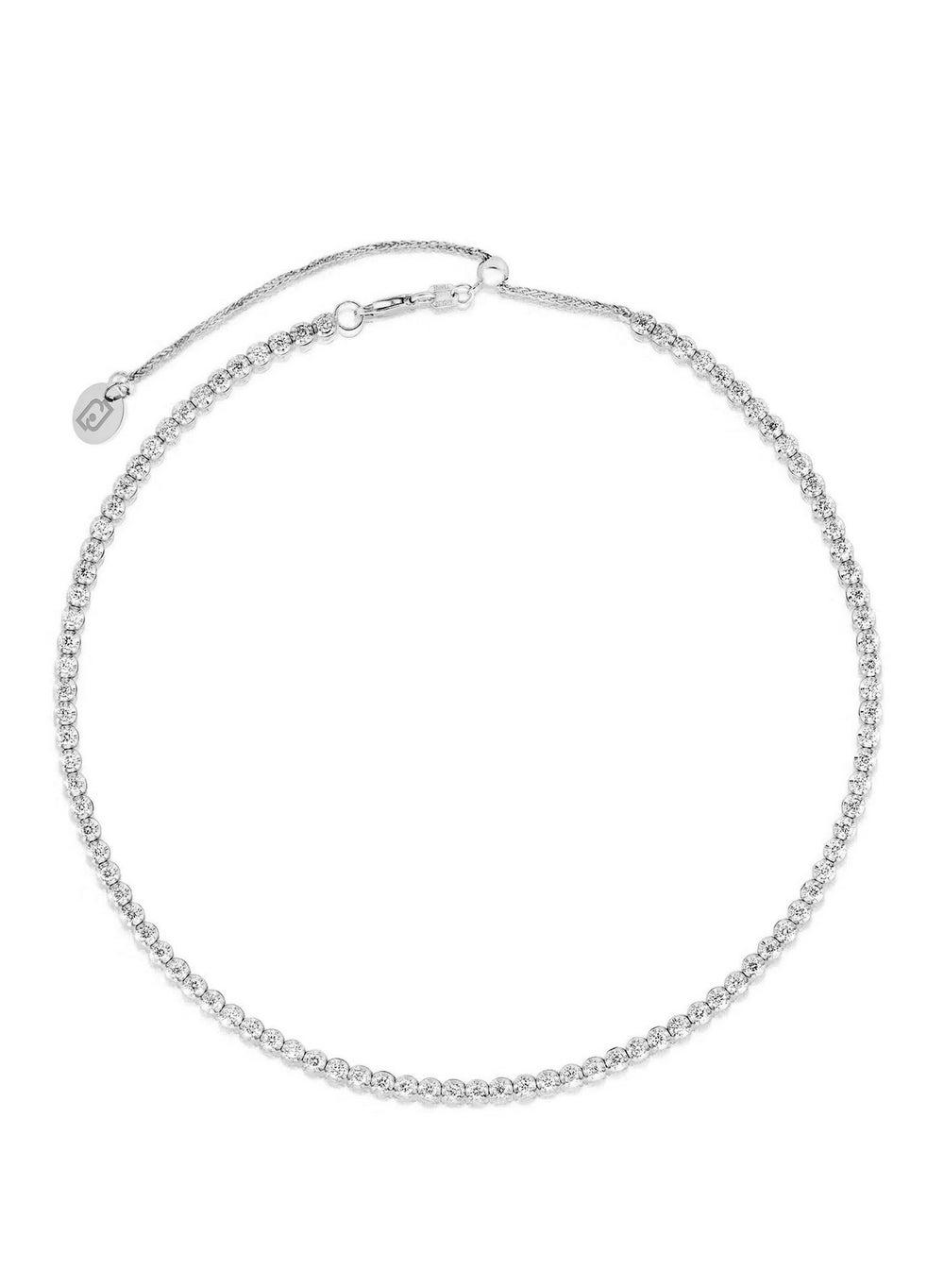 Liu Jo Onyx Silver Elegance Necklace for Women - Image 1