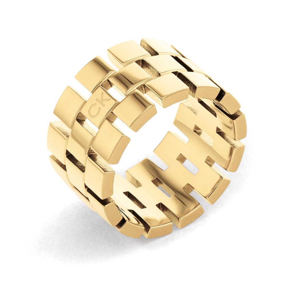CALVIN KLEIN Women's Elegant Geometric Ring - Image 1