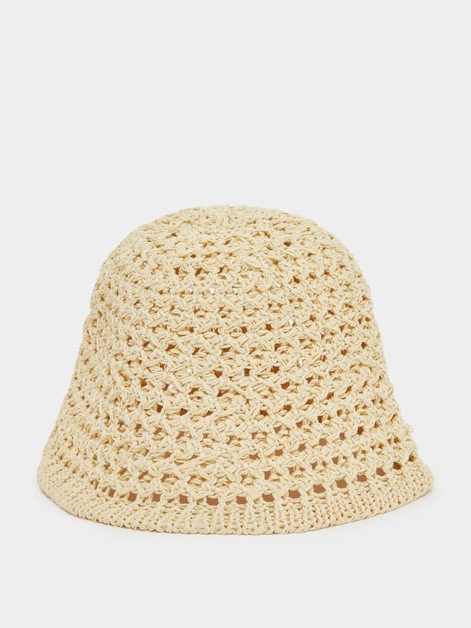 Styli Women's Crochet Bucket Hat - Chic & Trendy - Image 1