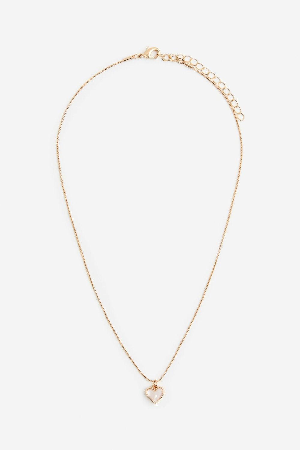 H&M Heart-Shaped Pendant Necklace - Elegance Redefined - Image 1