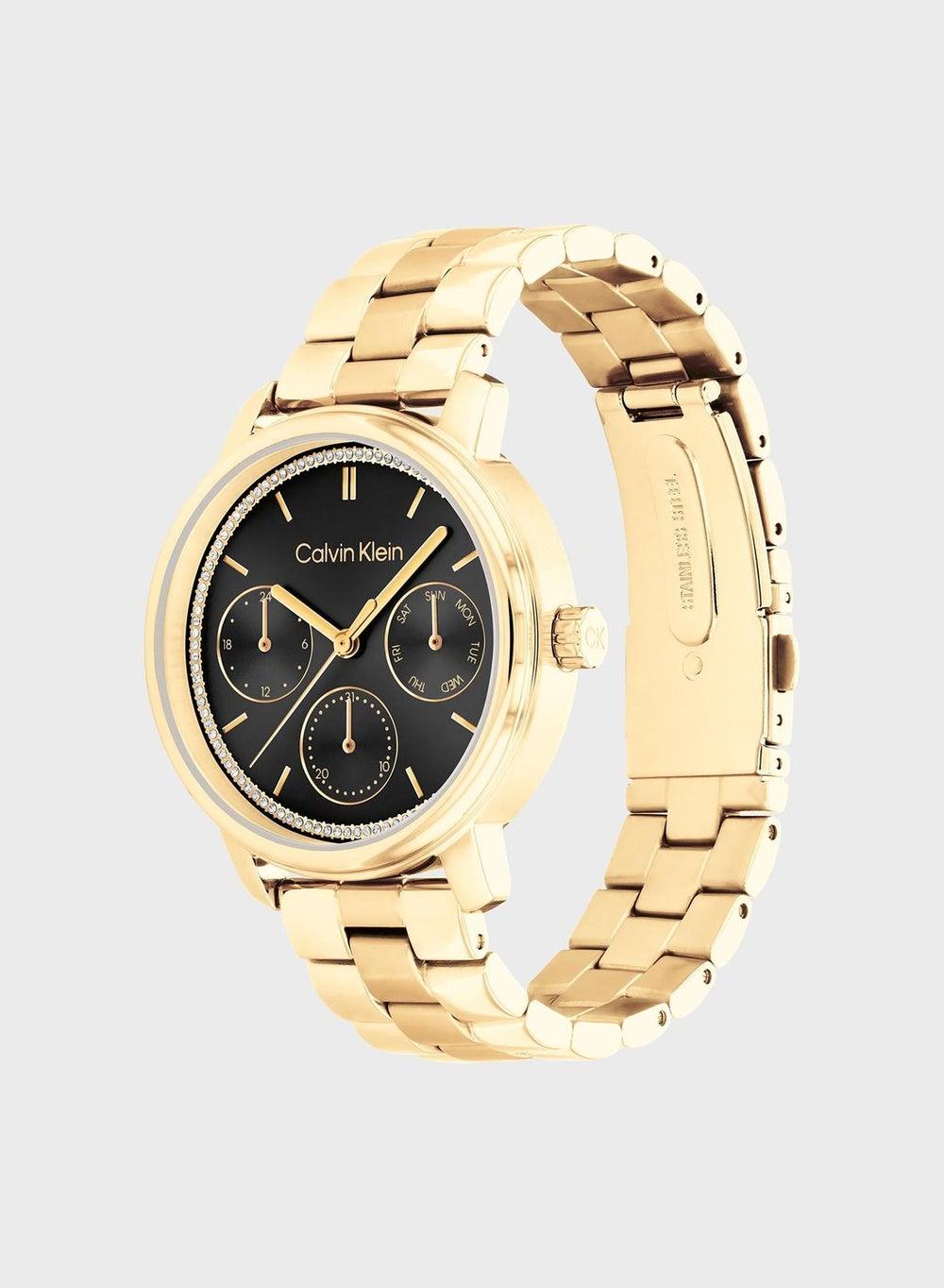 CALVIN KLEIN Shimmer Steel Elegance Analog Watch for Women - Image 1