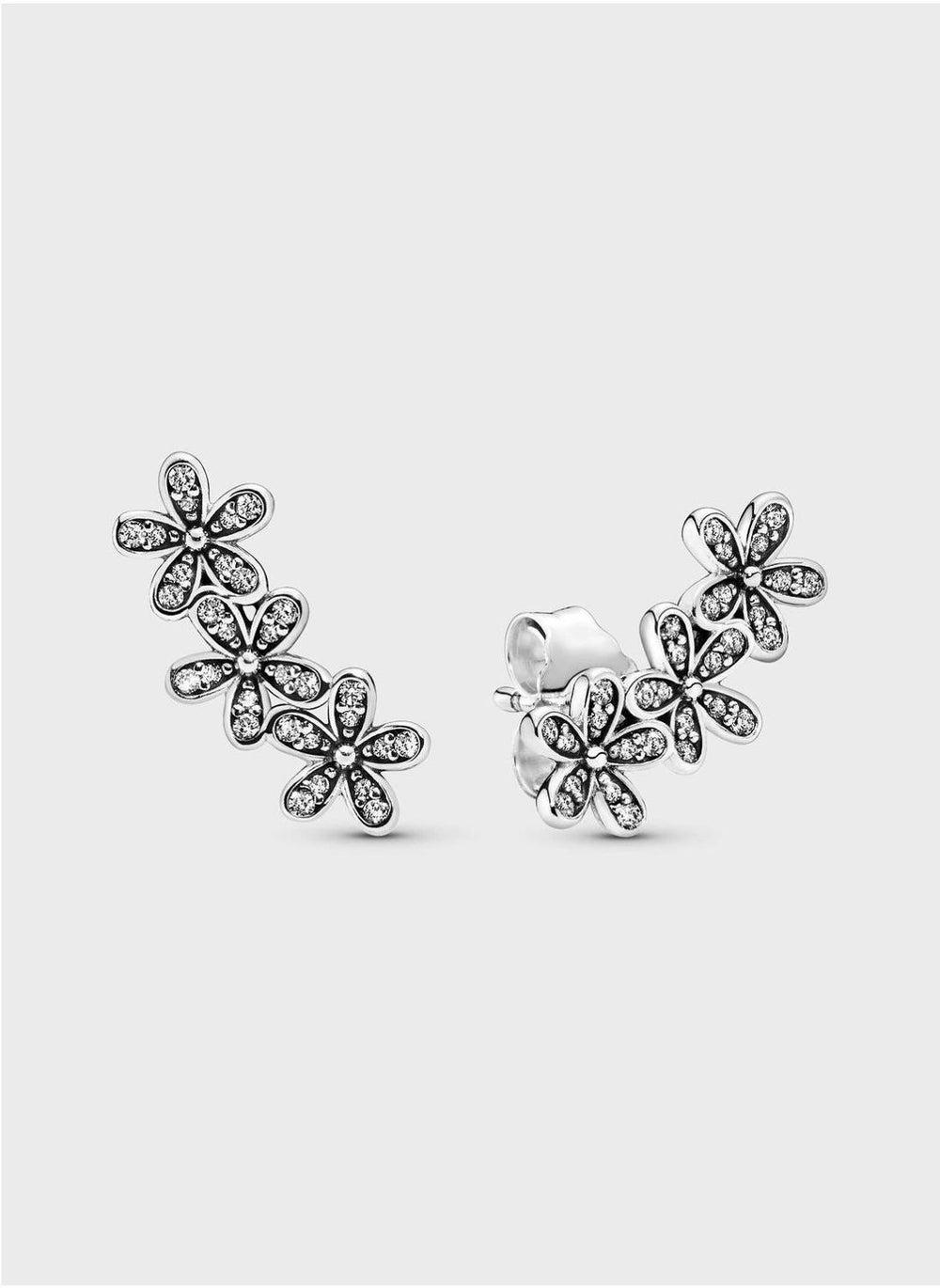 PANDORA Daisy Flower Silver Stud Earrings - Image 1