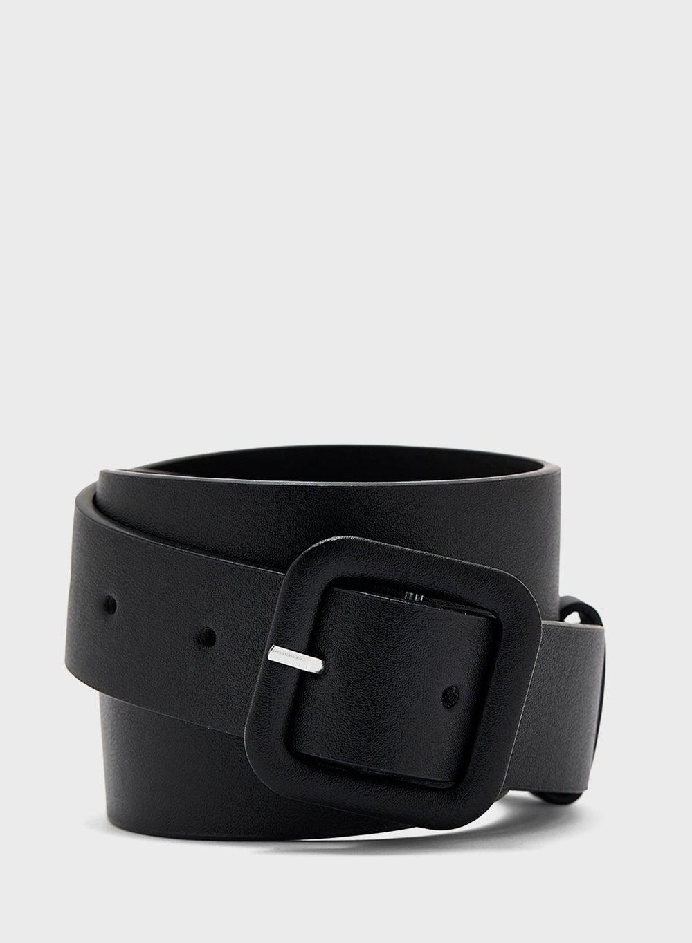 Chic Ginger Square Buckle Belt - Elegance for Every Outfit - Image 1