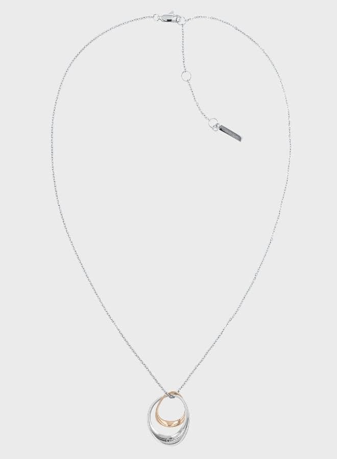 CALVIN KLEIN Warped Family Necklace - Elegance Redefined - Image 1