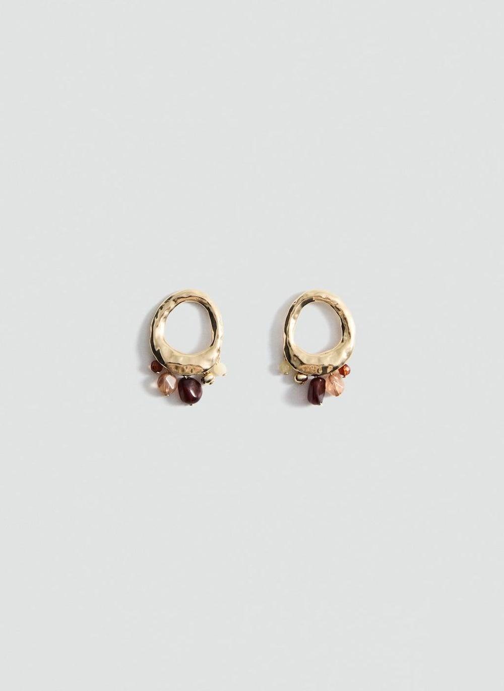 MANGO Elegant Circular Small Design Earrings - Image 1