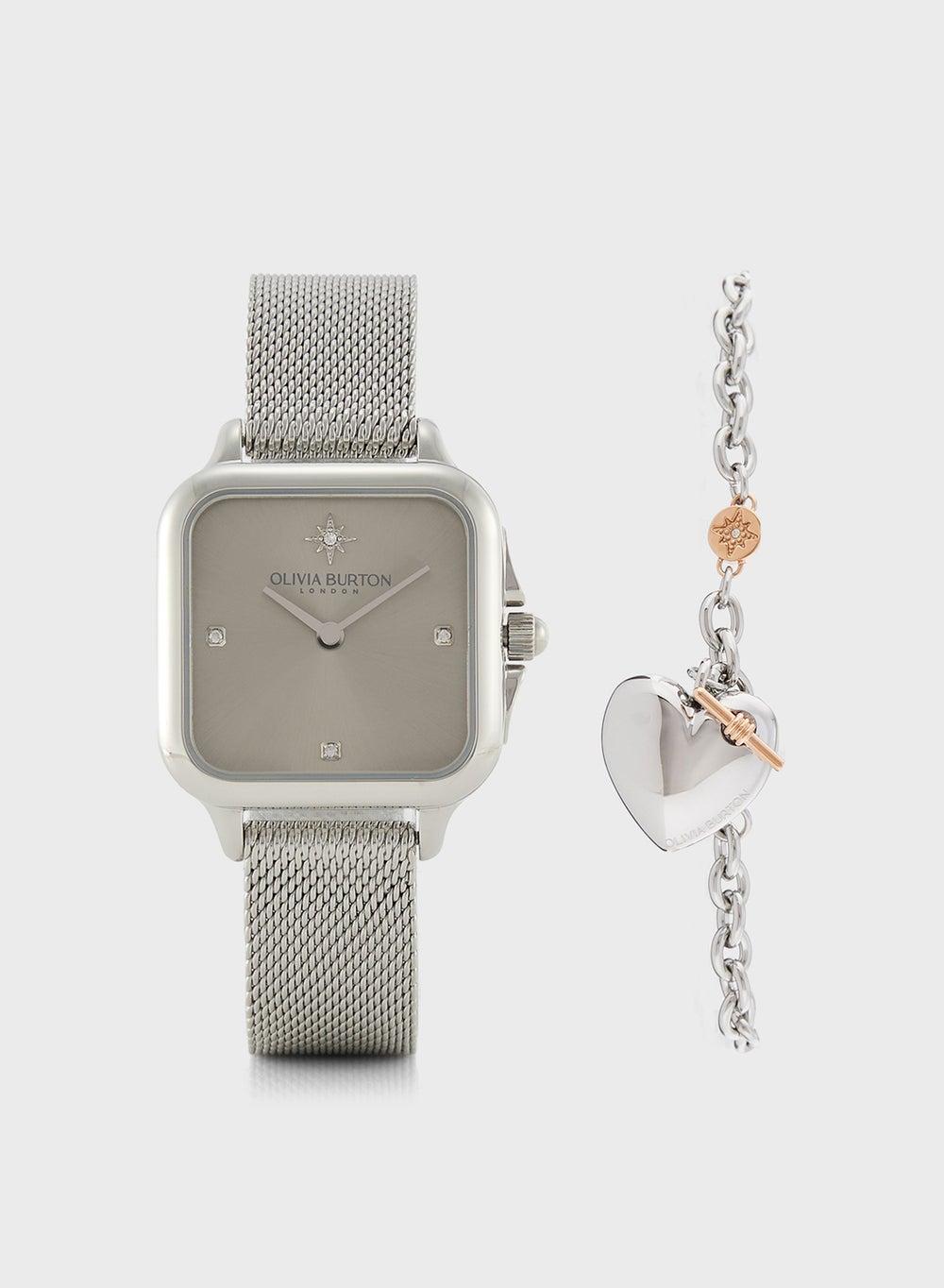 OLIVIA BURTON Elegant Women's Watch and Bracelet Gift Set - Image 1