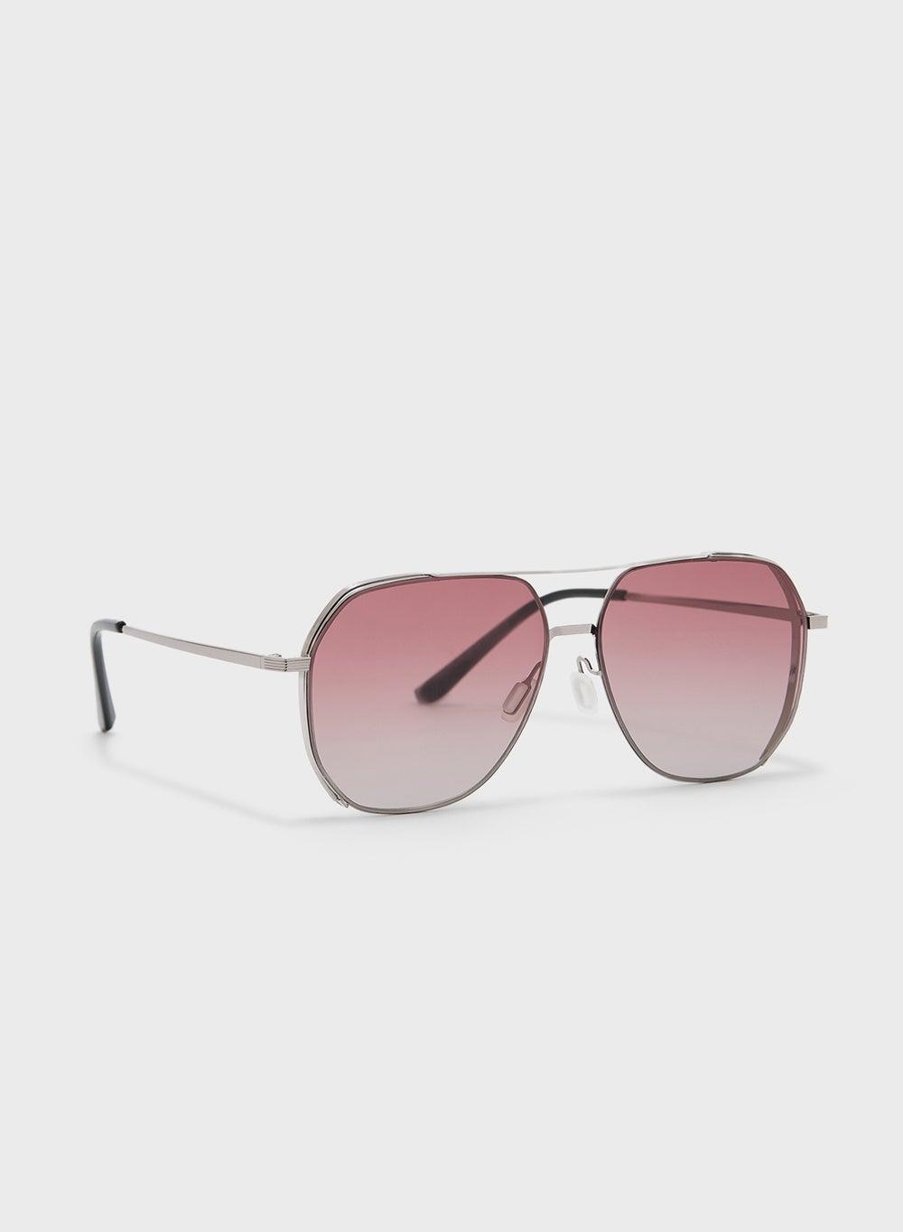 Ginger Angular Aviator Sunglasses: Chic Elegance for Women - Image 1