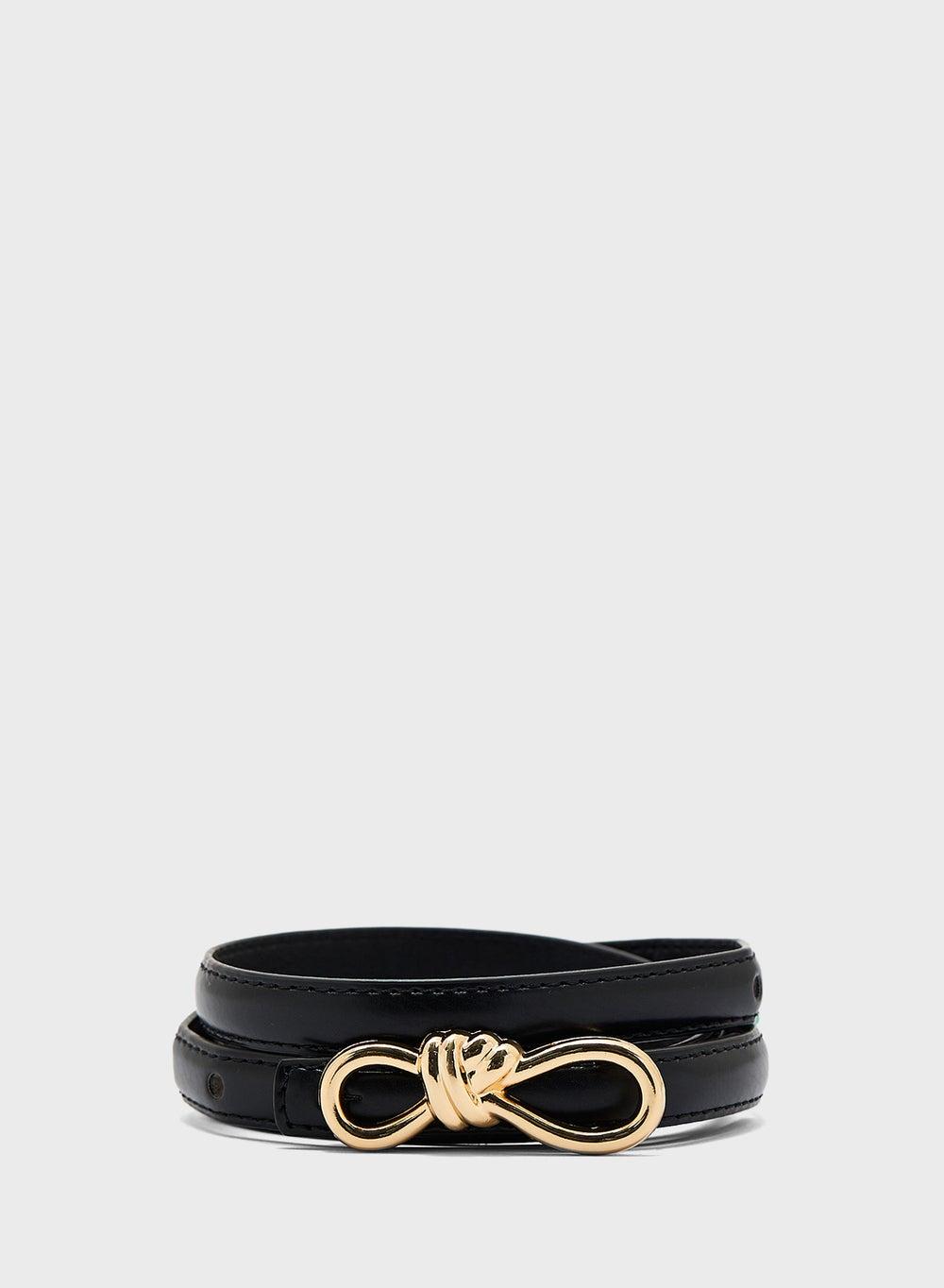 ELLA Bow Buckle Slim Belt - Feminine Elegance Redefined - Image 1