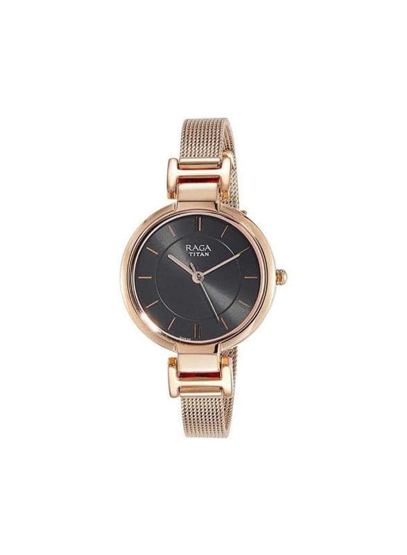 TITAN Raga Elegance Anthracite Dial Metal Strap Watch - Image 1