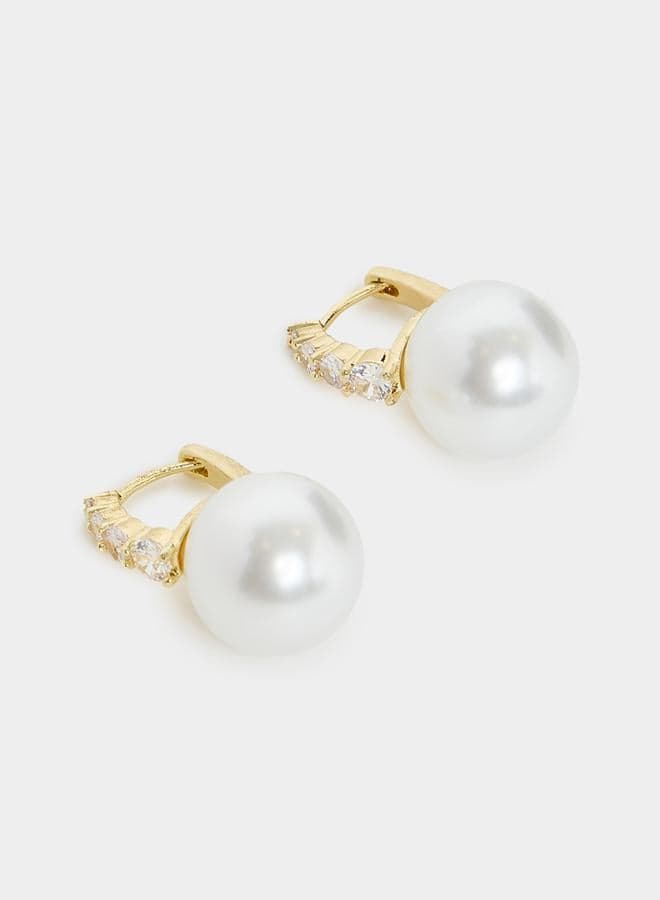 Styli Luxe Faux Pearl Earrings – Elegance Redefined - Image 1