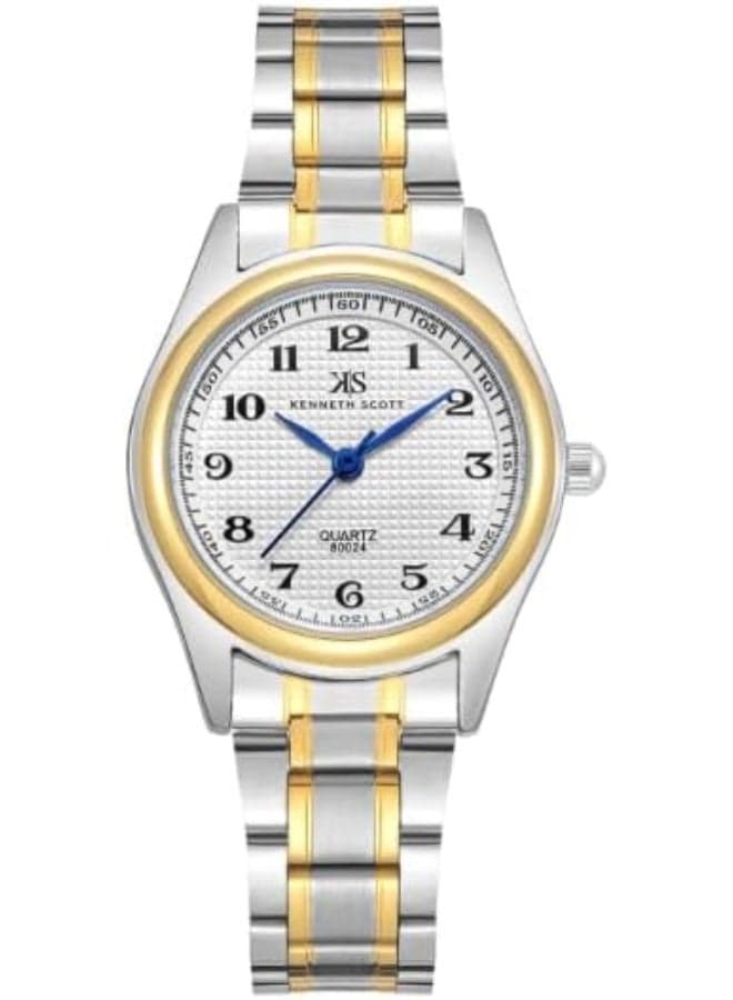 KENNETH SCOTT K23552-TBTW Elegant Steel Analog Watch for Women - Image 1