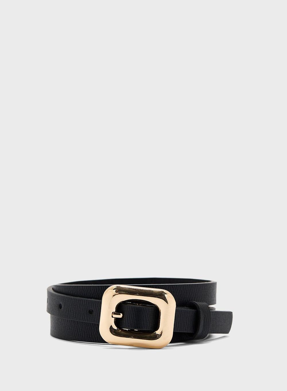 ELLA Slim Belt for Women with Elegant Square Buckle - Image 1